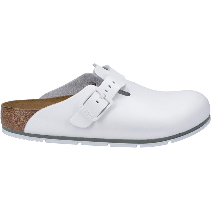 Birkenstock Boston Pro Leather Women's White Clogs