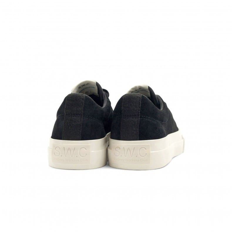 Stepney Workers Club Dellow L Suede Women's Black Sneakers