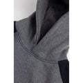 Caterpillar Essentials Synthetic Men's Grey Hooded Sweatshirt