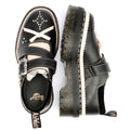Dr. Martens Kemsley Athena Leather Women's Black/Powder Pink Shoes