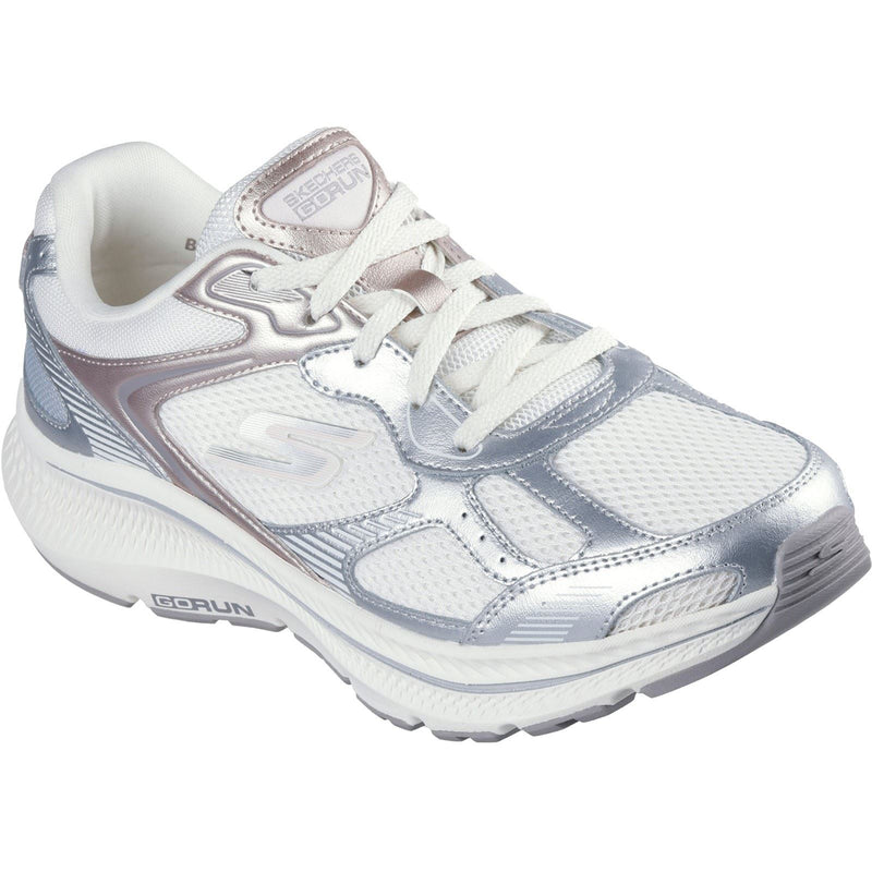 Skechers GO RUN Consistent 2.0 Volt Leather Women's Off White Sneakers
