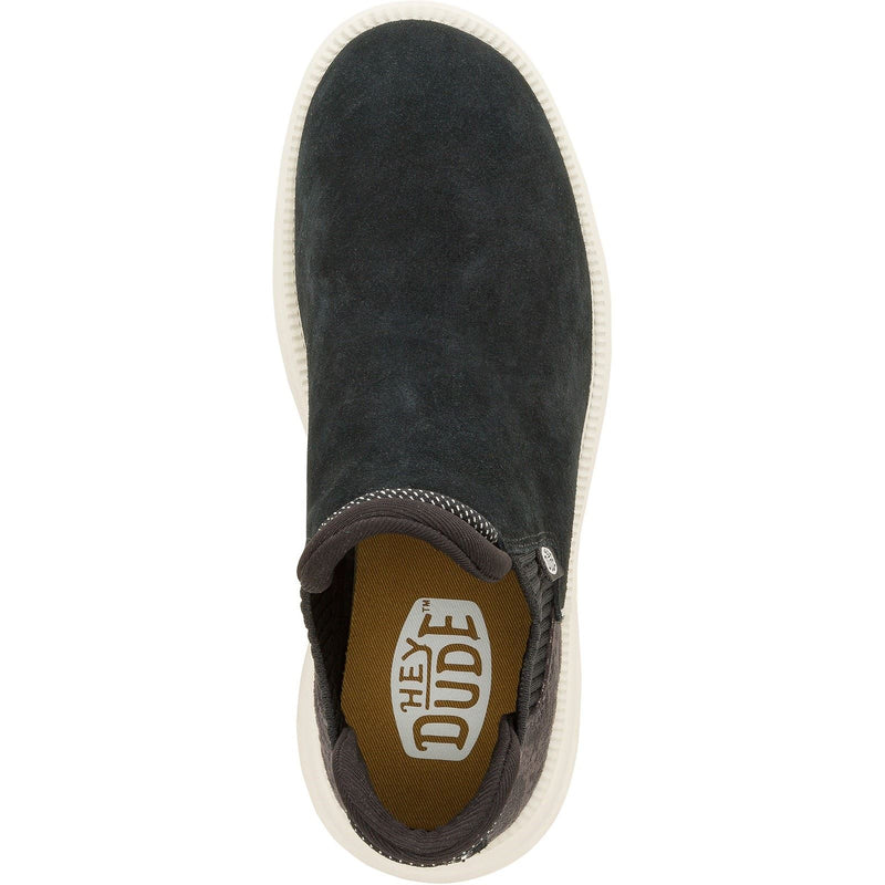 HEYDUDE Branson Novelty Leather Women's Black/Snake Boots