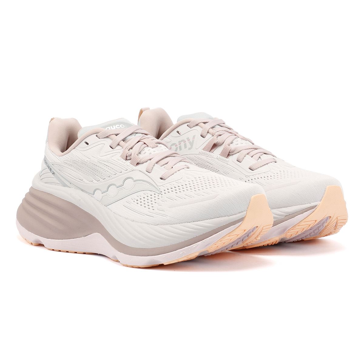 Saucony Hurricane 24 Women's Cloud/Bloom Sneakers