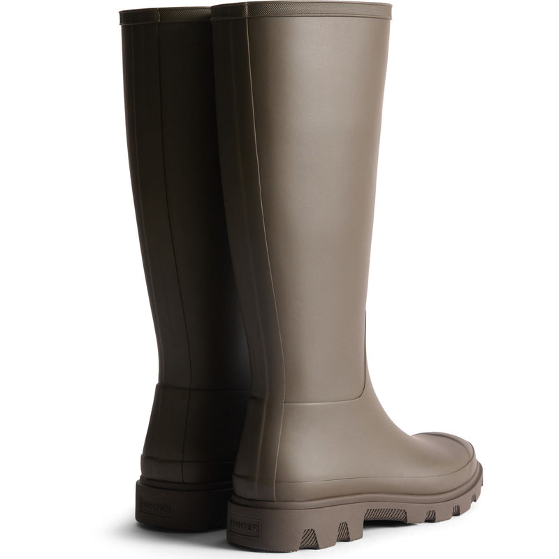 Hunter Downpour Tall Boot Rubber Women's Chocolate Brown Wellington Boots