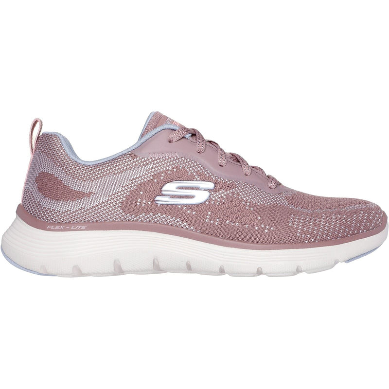 Skechers Flex Appeal 5.0 Cruising Thru Textile Women's Mauve/Light Blue Sneakers