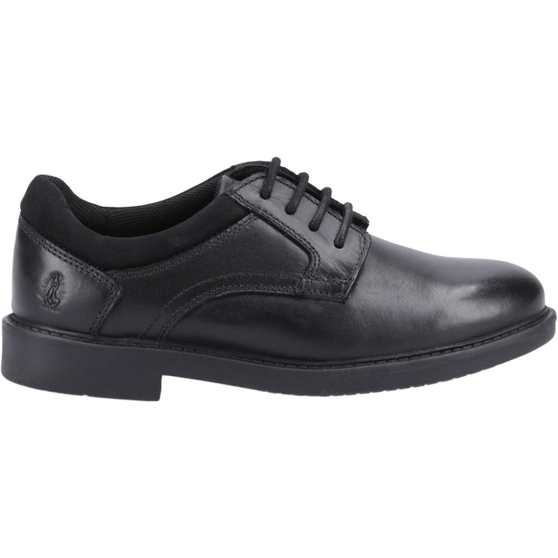 Hush Puppies Tommy Senior Leather Boys's Black Shoes