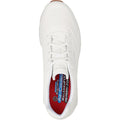 Skechers Workwear Work Relaxed Fit: Uno SR - Sutal Men's White Safety Sneakers