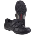 Hush Puppies Jezza Youth Boys Black Leather Loafers
