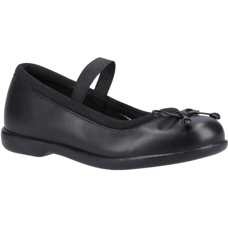 Hush Puppies Betty Junior Leather Girls's Black Shoes