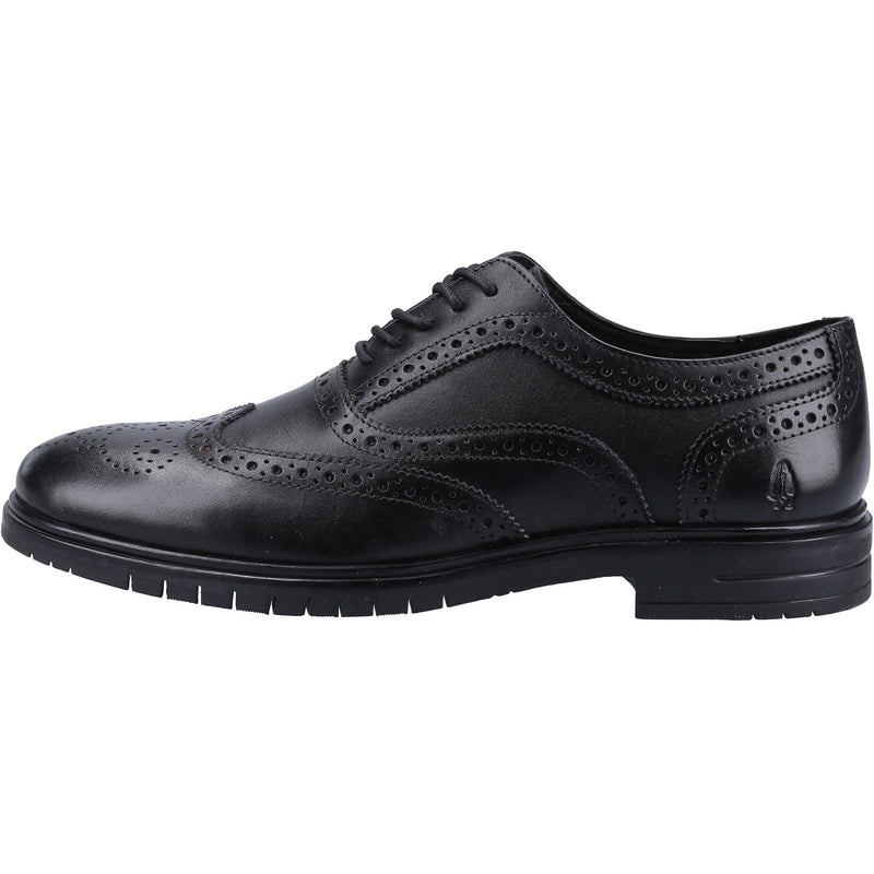 Hush Puppies Santiago Leather Men's Black Lace-Up Shoes