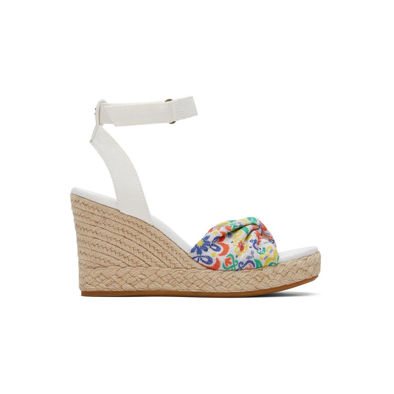 TOMS Marisela Synthetic Women's White Wedges