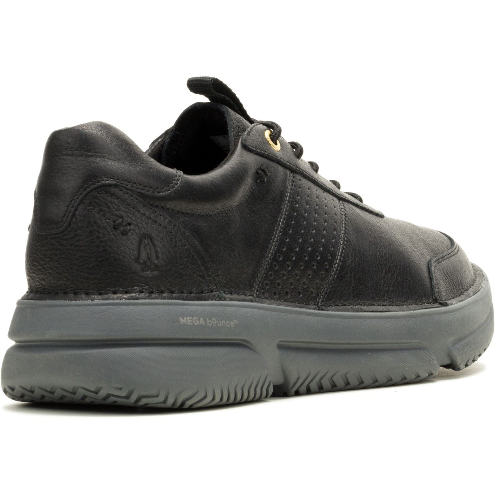 Hush Puppies Baylor Leather Men's Black Sneakers