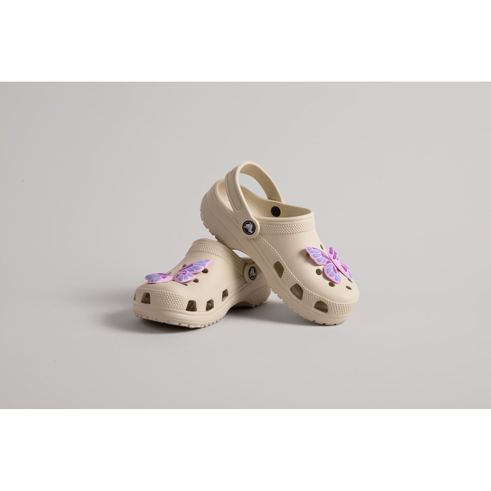 Crocs Kids' Classic Synthetic Bone Loafers