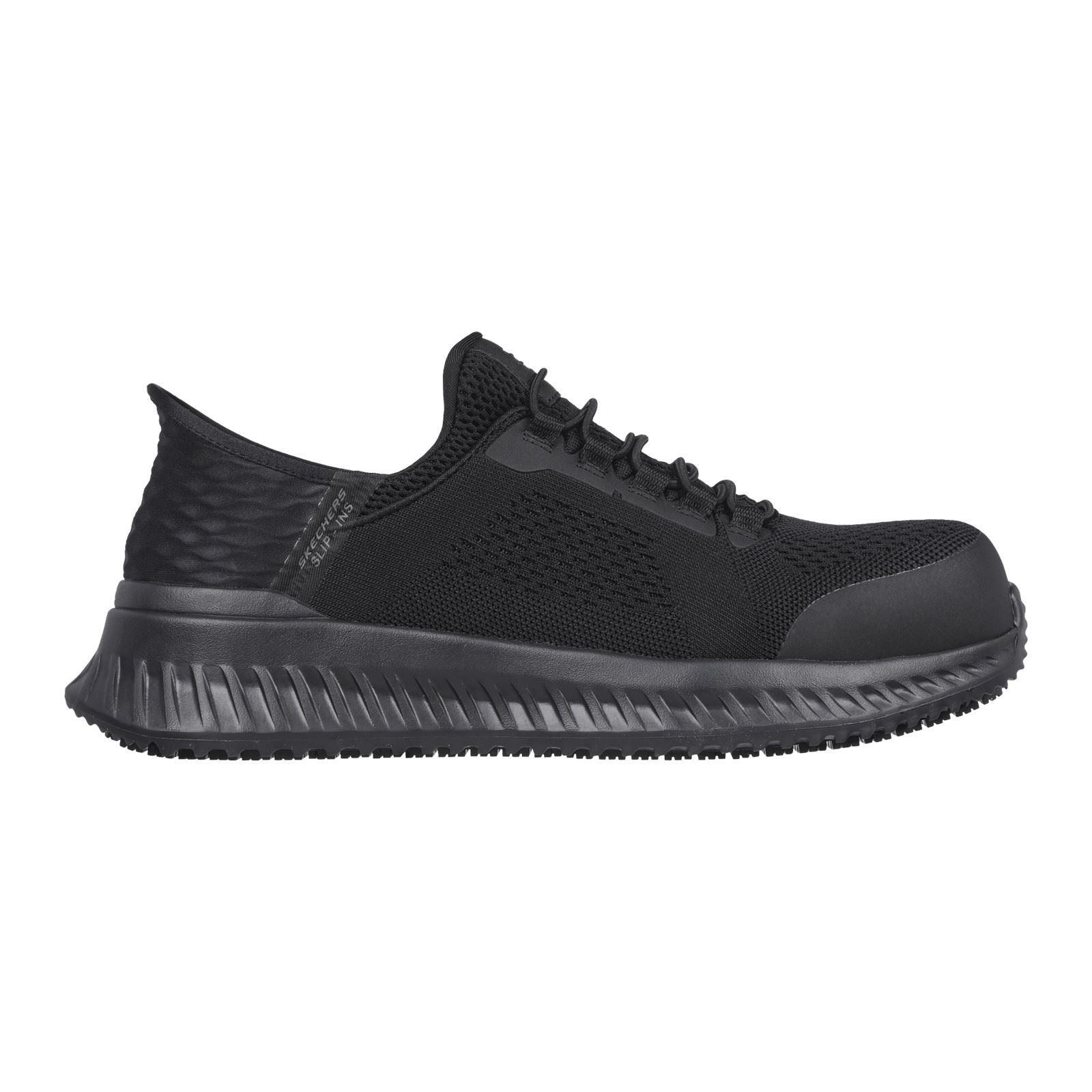 Skechers Workwear Tilido Fletchit CT Textile Men's Black Safety Sneakers