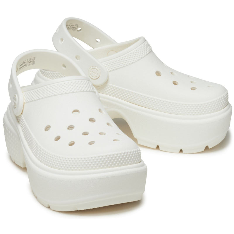 Crocs Stomp Clog Synthetic Chalk Clogs