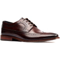 Base London Havisham Leather Men's Brown Derby Shoes