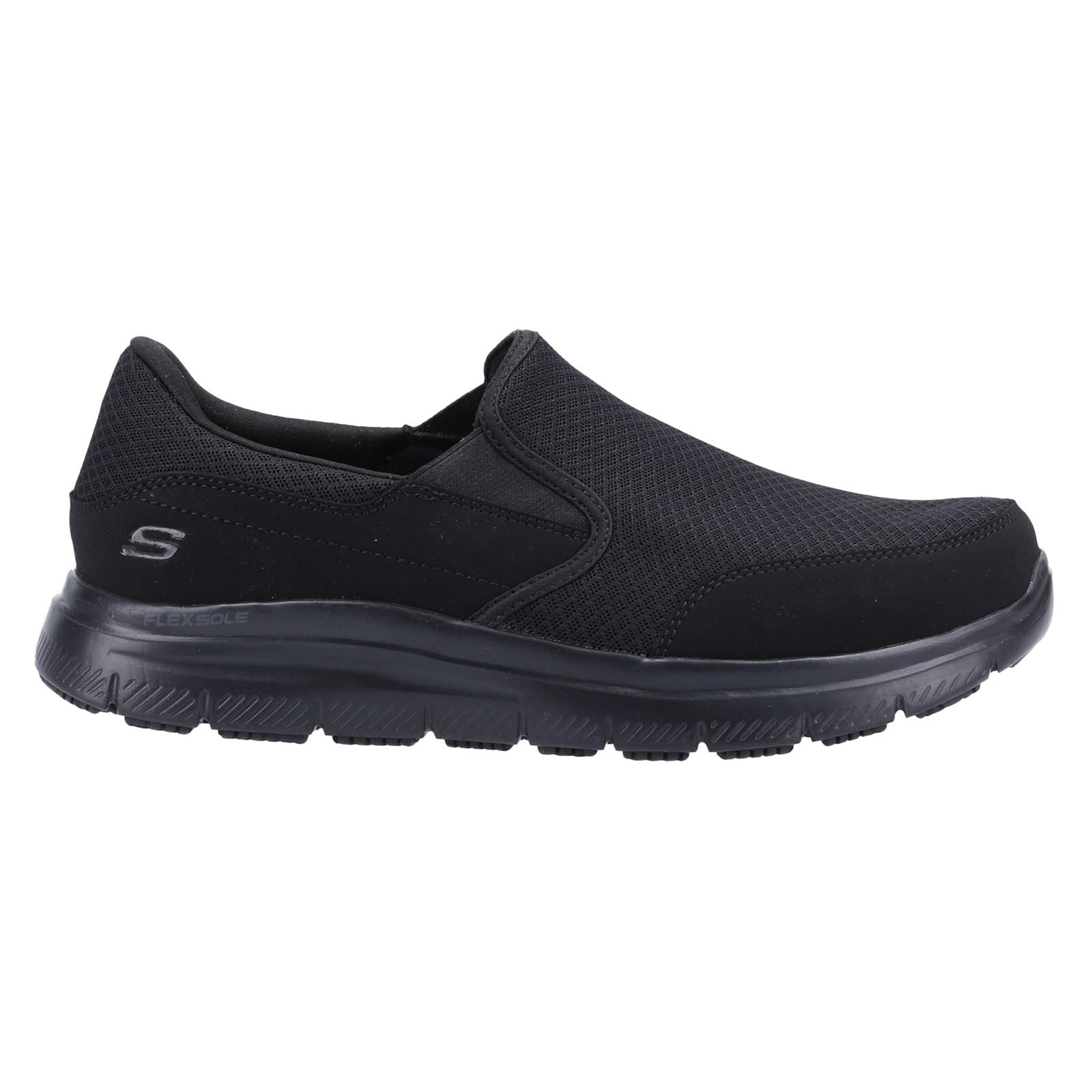 Skechers Workwear McAllen Wide Textile Men's Black Safety Sneakers