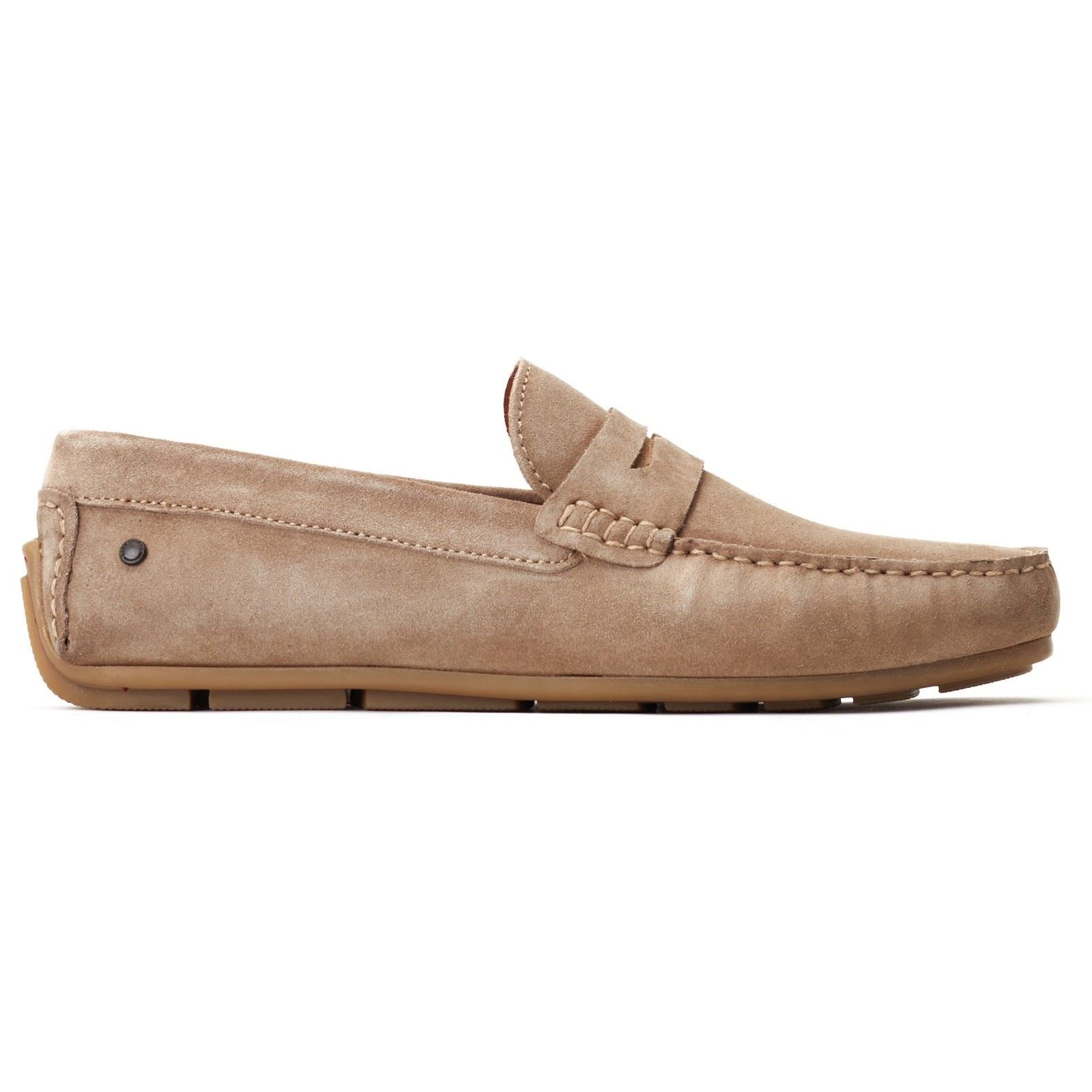 Base London Collins Leather Men's Sand Loafers
