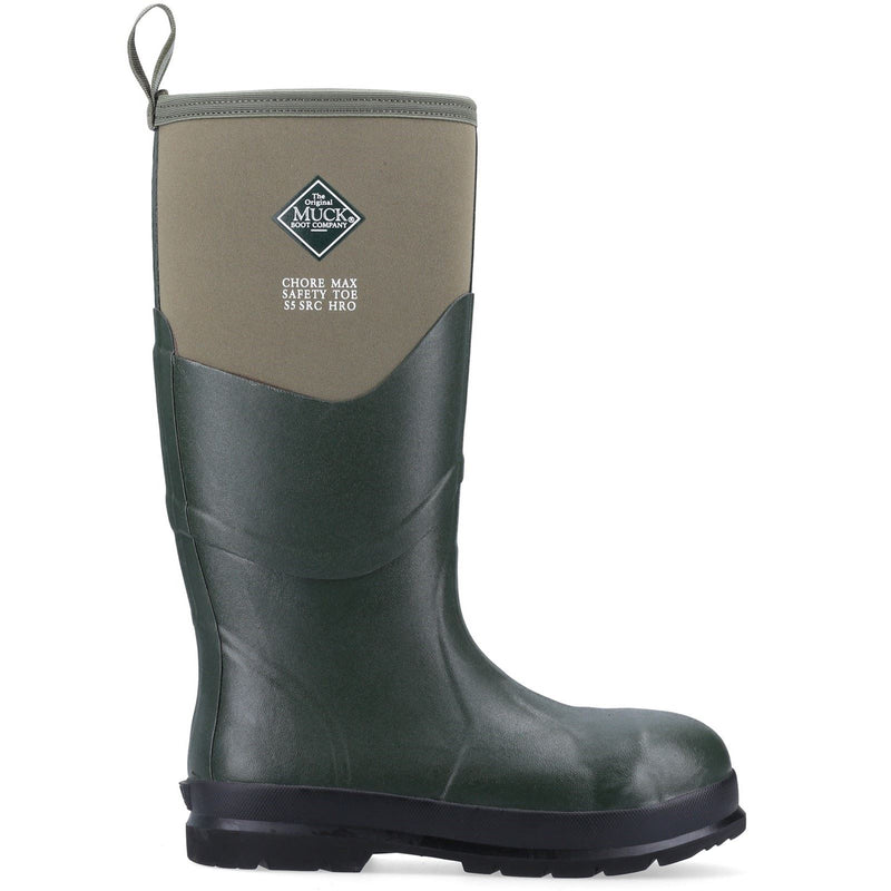 Muck Boots Chore Max S5 Rubber Moss Wellington Boots