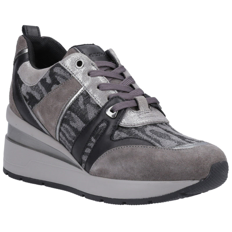 Geox D Zosma B 0 Women's Dark Grey Sneakers