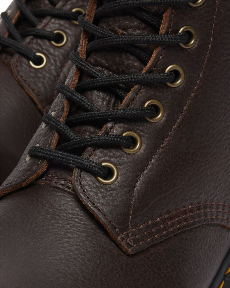 Dr. Martens 1460 Pascal Warm Lined 8 Eye Leather Dark Brown Boots