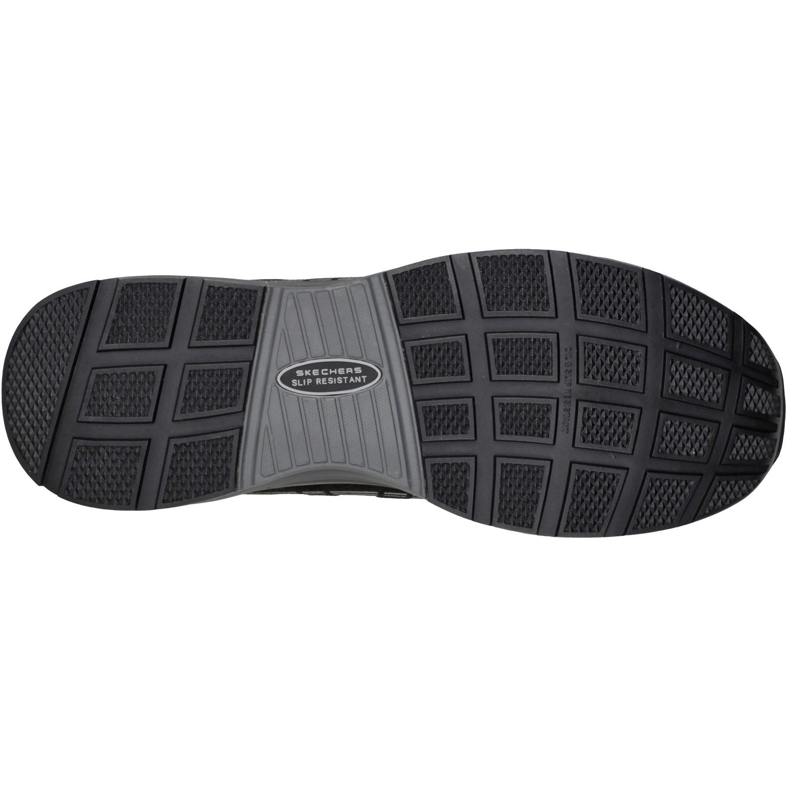 Skechers Workwear Malad II Textile Men's Black Safety Sneakers
