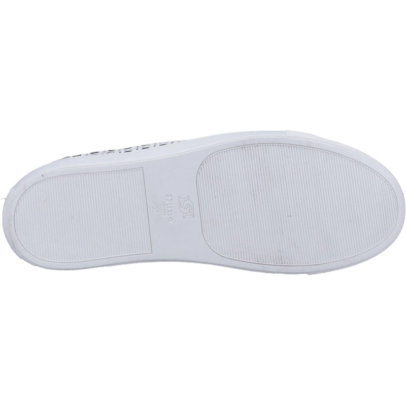 Dune Ease Leather Women's White Sneakers