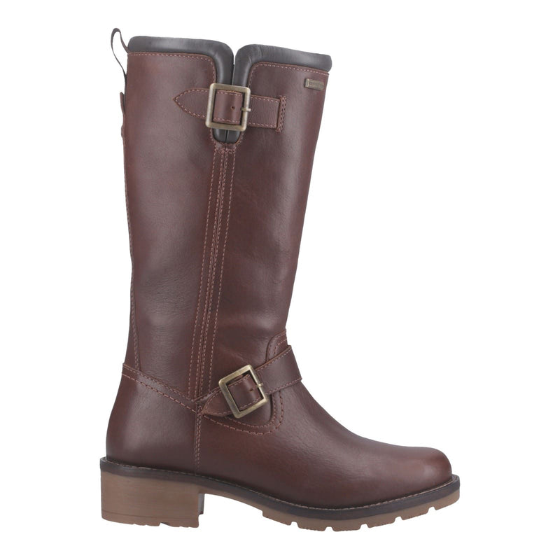 Hunter Skye Tall Boot Leather Women's Brown Boots