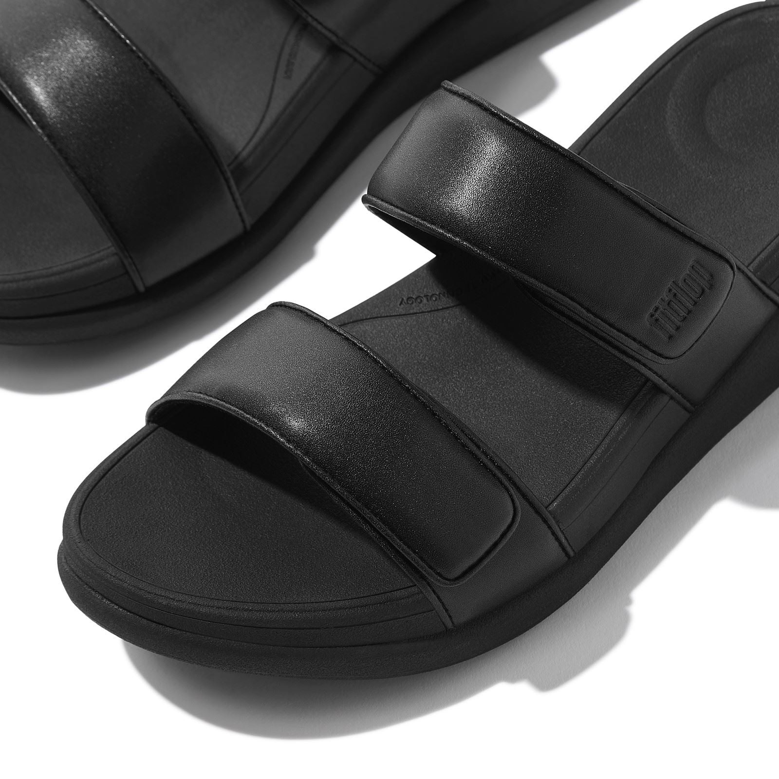 Fitflop F-Mode Go Polyurethane Women's All Black Sandals