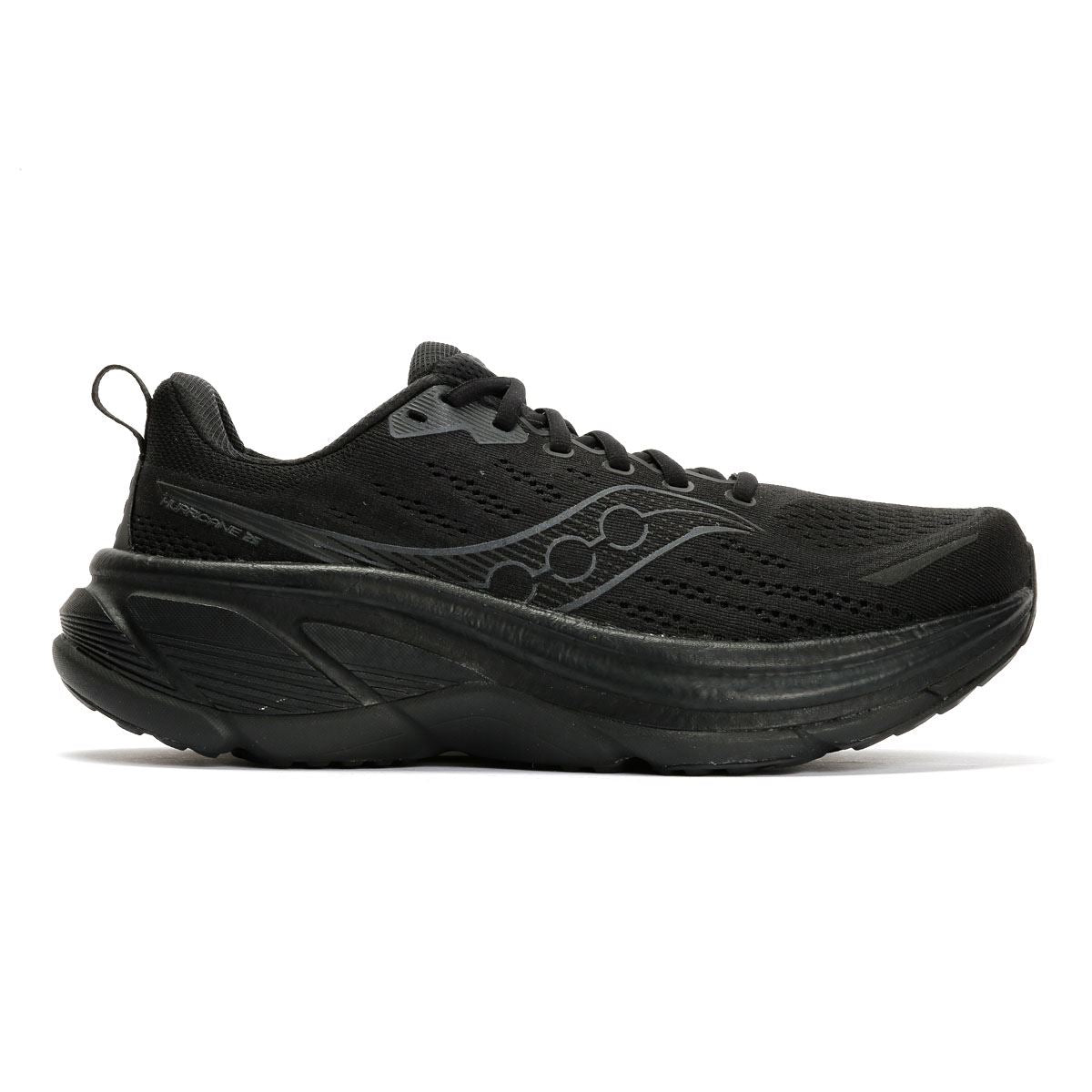 Saucony Hurricane 25 Men's Triple Black Sneakers
