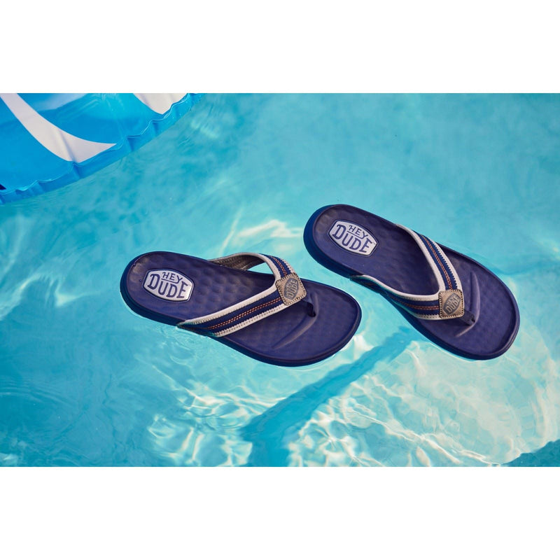 HEYDUDE Myers Flip Sport Mode Synthetic Men's Navy/Navy Sandals