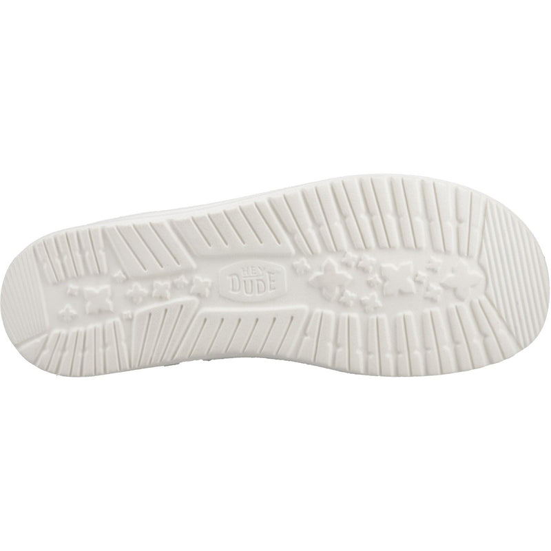 HEYDUDE Wendy Funk Surf Baja Cotton Blend Women's Black/Multi Moccasins Shoes