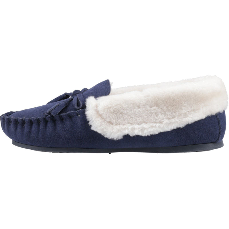 Hush Puppies Agnes Suede Women's Navy Slippers