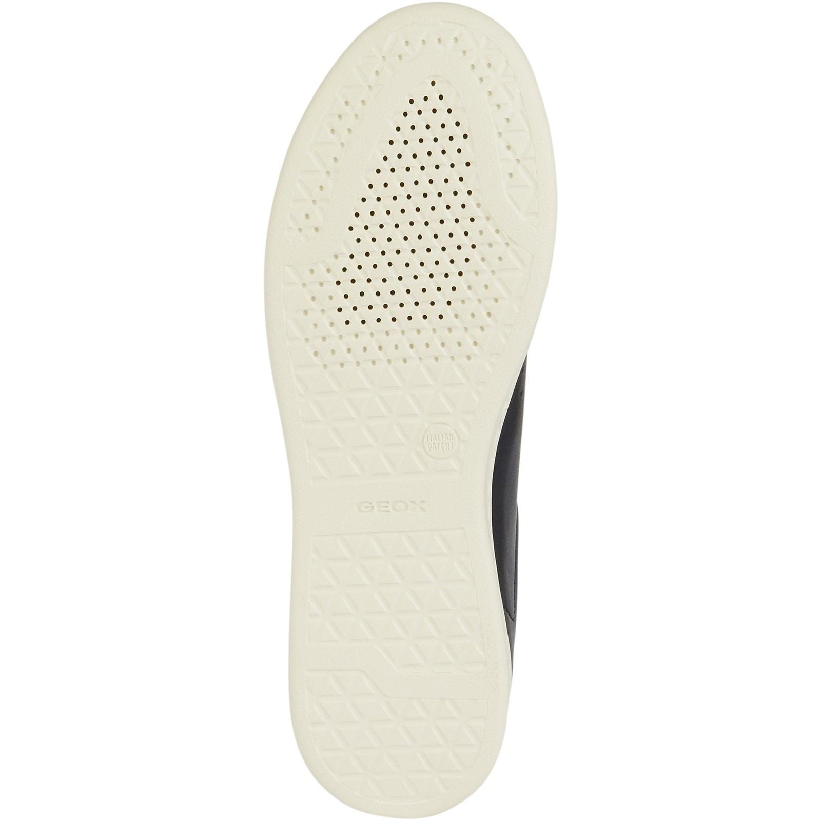 Geox D Jaysen B Leather Women's Dark Jeans/Optic White Sneakers