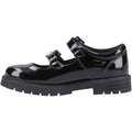 Hush Puppies Ella Patent Senior Leather Girls's Black Shoes