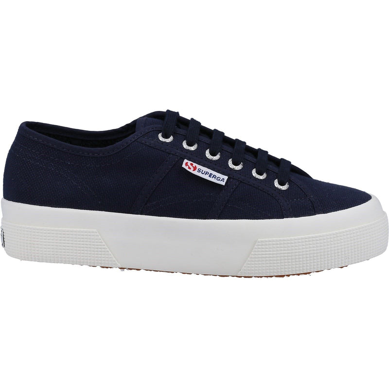 Superga 2740 Platform Cotton Women's Navy Sneakers
