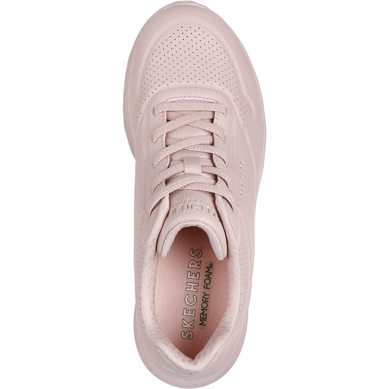 Skechers Uno Lite Lite Work Synthetic Women's Blush Sneakers