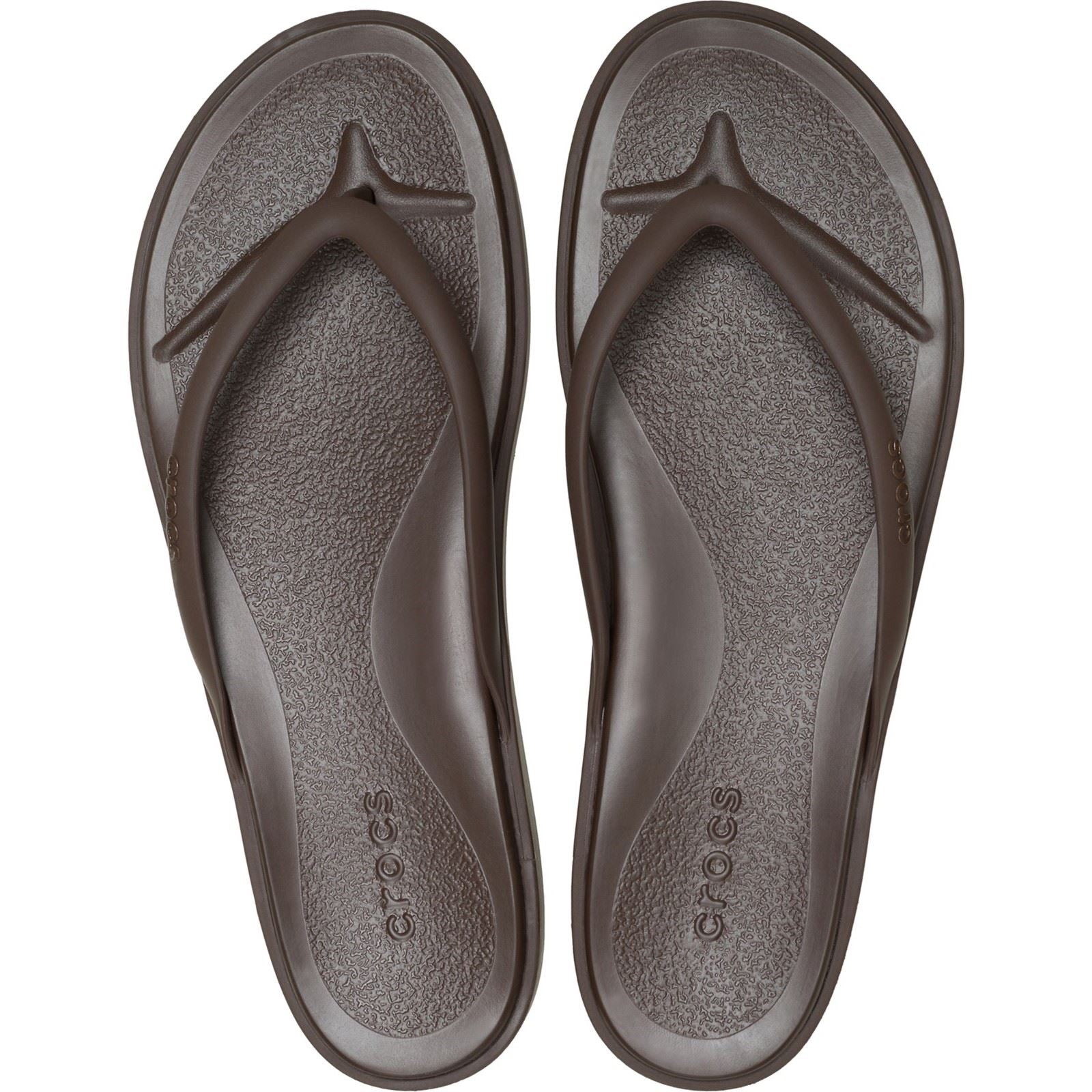 Crocs Miami Matte Flip EVA Women's Coffee Sandals