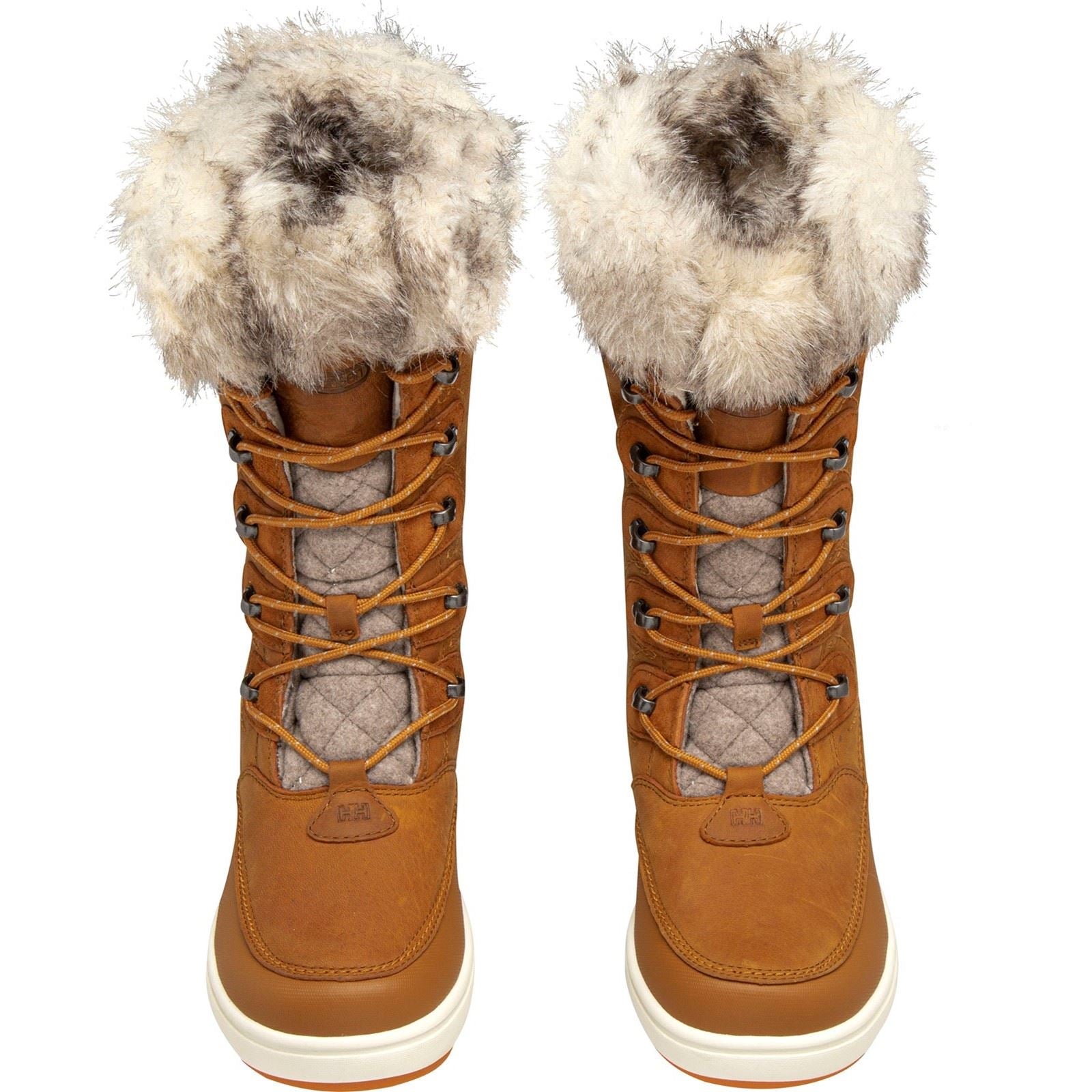 Helly Hansen Sport Garibaldi Leather Women's New Wheat/Dark Khaki Winter Mid Calf Boots