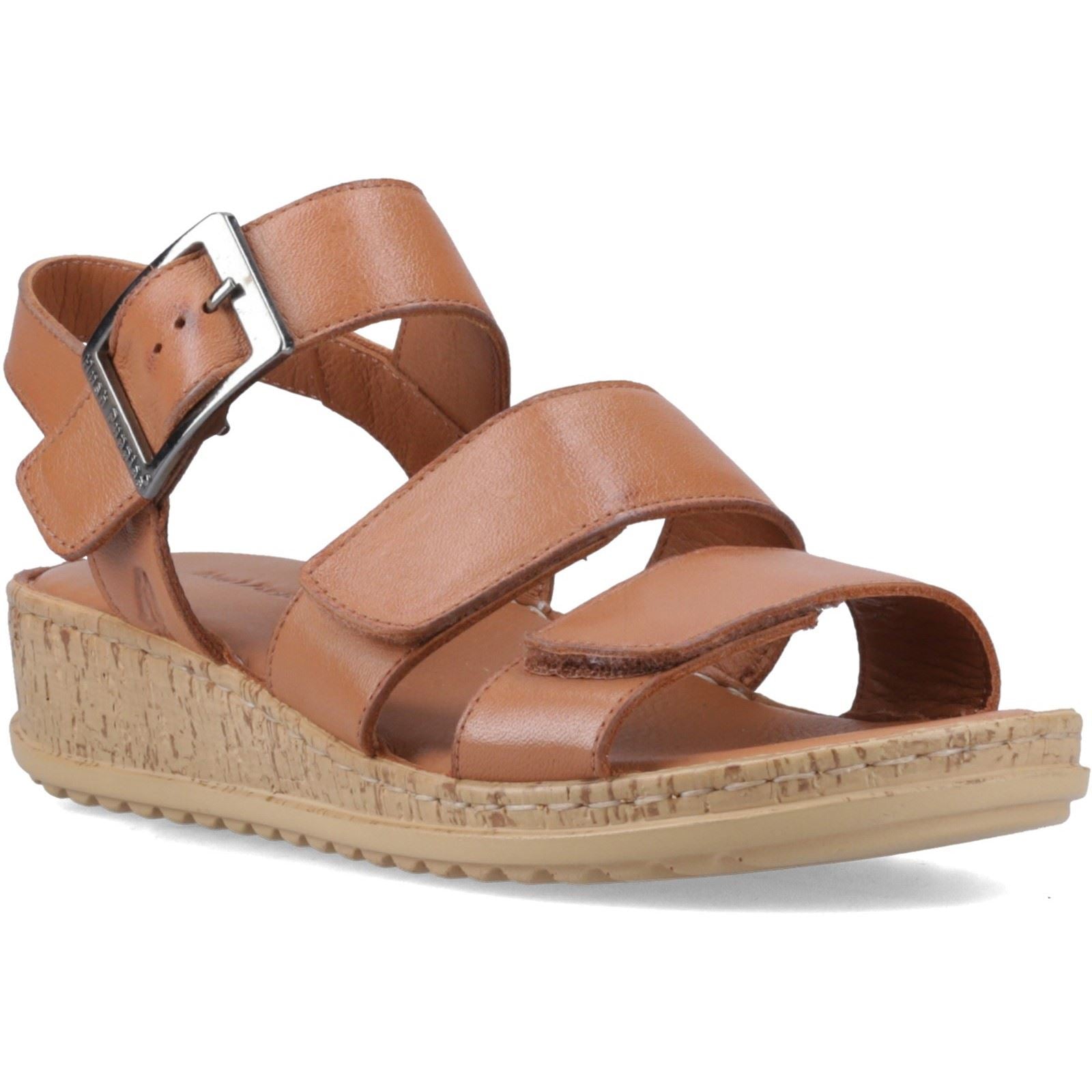 Hush Puppies Eliana Leather Women's Tan Sandals