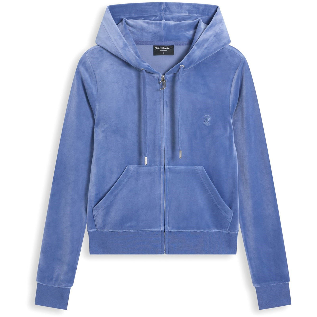 Juicy Couture Robertson Classic Jacket Polyester Women's Grey Hooded Sweatshirt