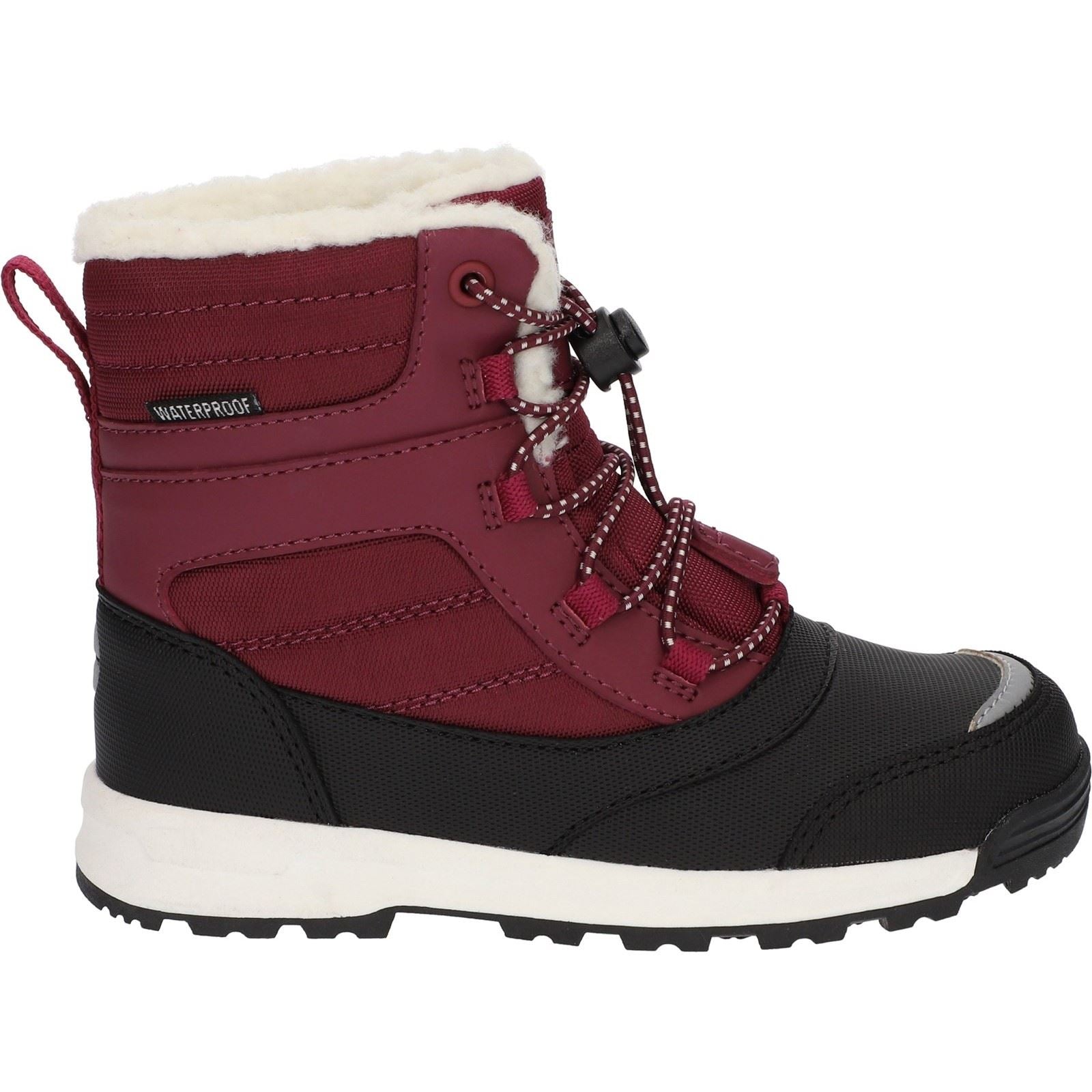Hi-Tec Leo Nylon Berry Winter Mid Calf Boots