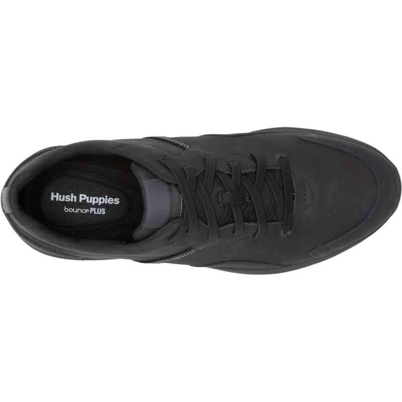 Hush Puppies The Good Leather Men's Black Sneakers