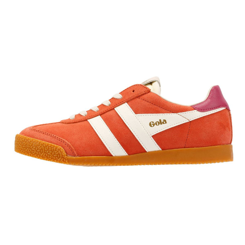 Gola Elan Suede Women's Hot Coral/Off White/ Fuchsia Sneakers