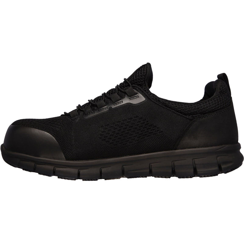Skechers Workwear Synergy Omat Men's Black Safety Sneakers