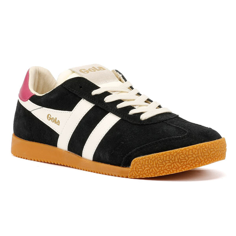 Gola Elan Suede Women's Black/White Sneakers