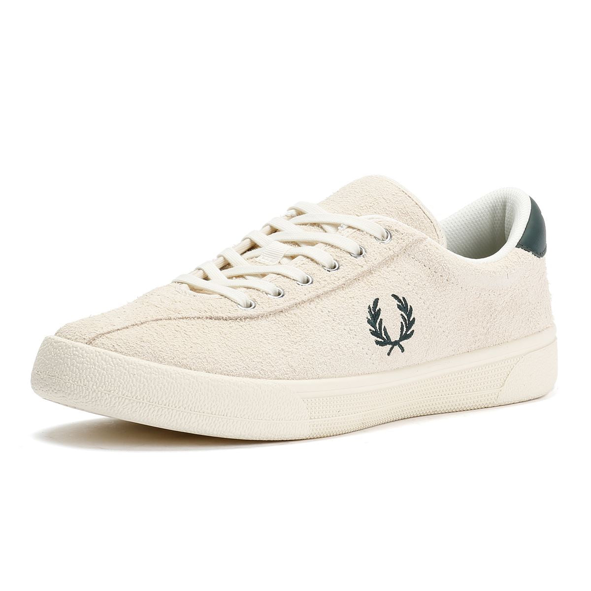 Fred Perry Tennis Shoe Suede Men's Ecru/Grassroot Sneakers