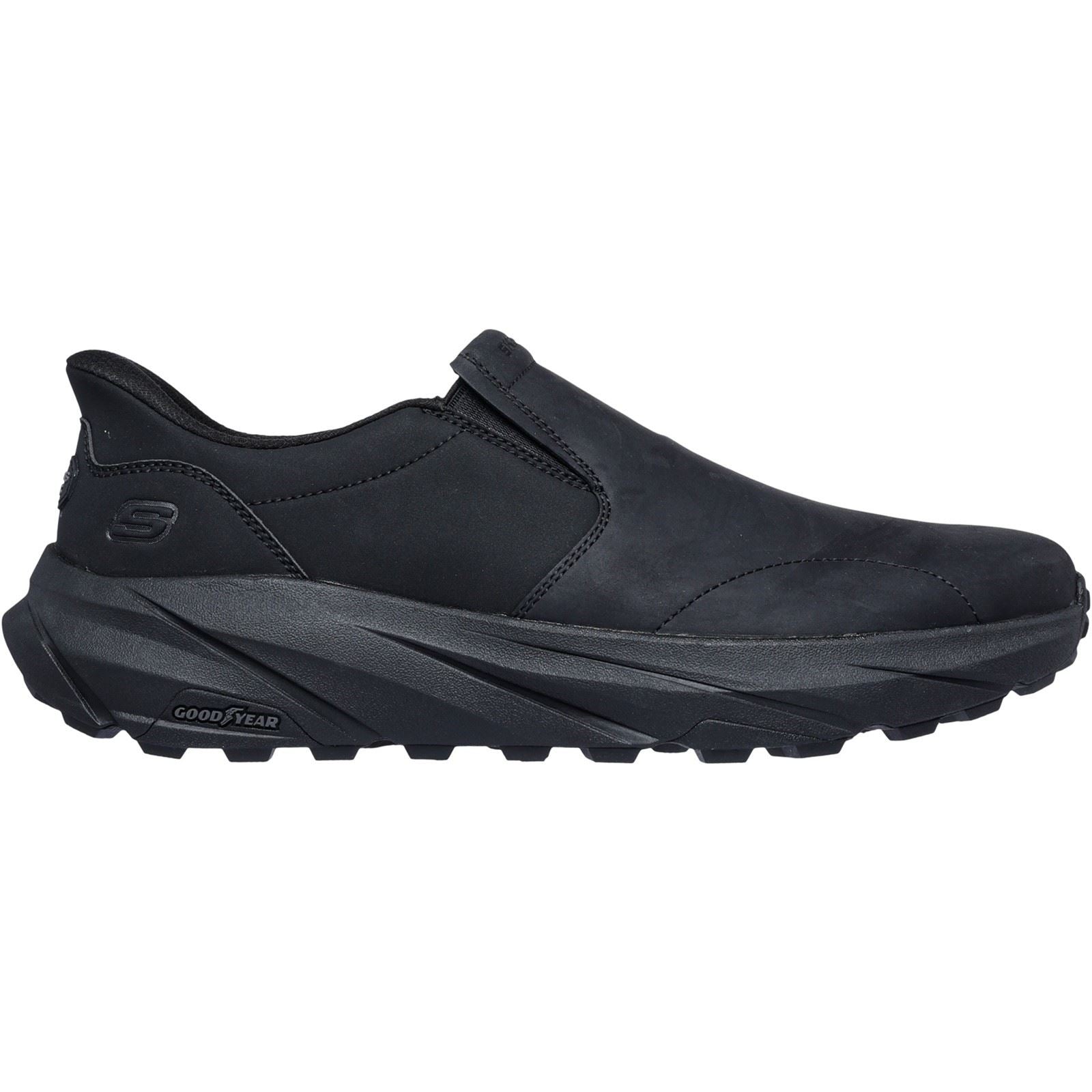Skechers Conner Rayne Leather Men's Black Loafers