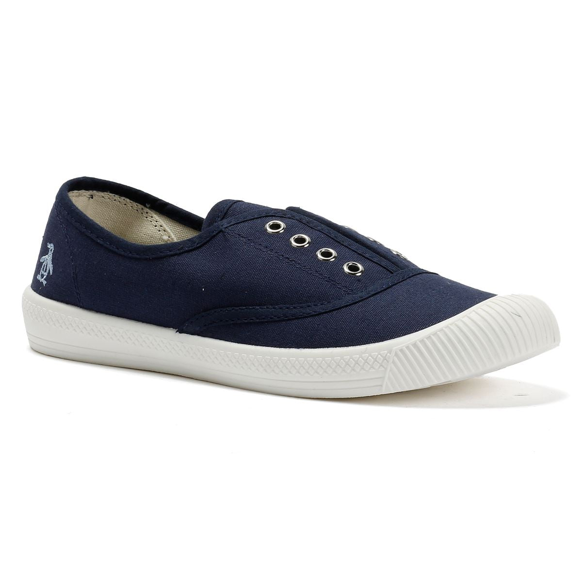 Penguin Anita Canvas Women's Navy Pumps