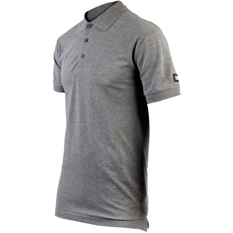 Caterpillar Essentials Cotton Men's Grey Polo Shirt